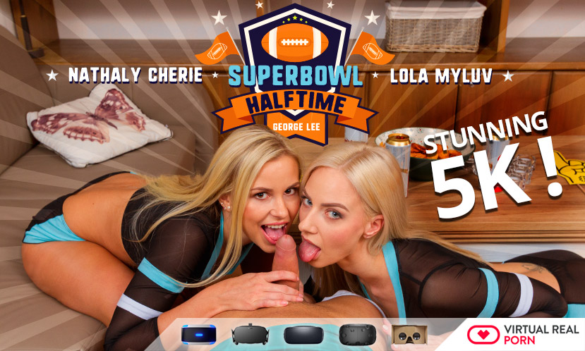Sex With Two Blonde Threesome - â–· Stunning VR 5K in VirtualRealPorn! Spend Superbowl ...